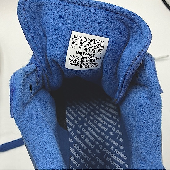 Adidas Jabbar Blueprint Hi Sneaker Shoe, Size 10.5 NEW - Picture 7 of 7